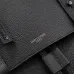Saint Laurent Black Leather City Backpack with Metal Plaque Detail #B54561