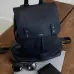 Saint Laurent Black Leather City Backpack with Metal Plaque Detail #B54561