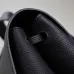 Saint Laurent Black Leather City Backpack with Metal Plaque Detail #B54561