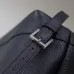 Saint Laurent Black Leather City Backpack with Metal Plaque Detail #B54561
