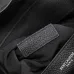 Saint Laurent Black Leather City Backpack with Metal Plaque Detail #B54561