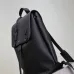 Saint Laurent Black Leather City Backpack with Metal Plaque Detail #B54561