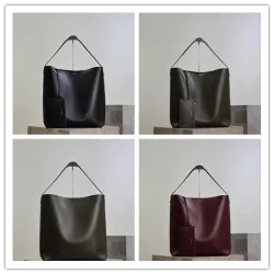 Saint Laurent Bold Hobo Tote (819623) - South African Leather, Detachable Pouch, 37×42×16cm #B59983