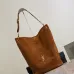 Saint Laurent Niki Suede Bucket Bag (844346) - CASSANDRE Stitching, Soft Silhouette, 33×16×40cm #B59980