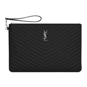 Saint Laurent Paris 2020 ladies' jacquard leather zipper briefcase #99896582
