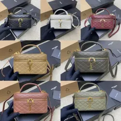 Saint Laurent Women's Quilted Handbags Iconic YSL Logo with Multiple Colors  Versatile Design for Luxury Enthusiasts #B57455