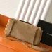 YSL CALYPSO Suede Chain Shoulder Bag, 26 x 14 x 7 cm #B63192