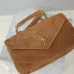 YSL LouLou Quilted Suede Shoulder Bag, 29 x 17 x 8 cm #B63191