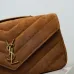 YSL LouLou Quilted Suede Shoulder Bag, 29 x 17 x 8 cm #B63191