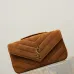 YSL LouLou Quilted Suede Shoulder Bag, 29 x 17 x 8 cm #B63191