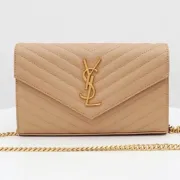 YSL SAINT LAURENT leathery handbag  shoulder bag AAAA original  highQuality  #9873513