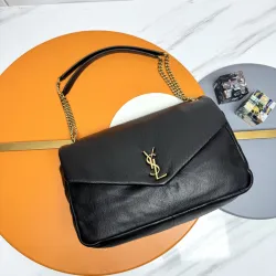 YSL Saint Laurent Calypso Leather Shoulder Bag #B50889