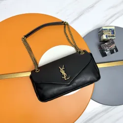 YSL Saint Laurent Calypso Leather Shoulder Bag #B50890