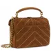 YSL Saint Laurent College Medium Studded Suede Crossbody size:24×17×6cm #B53688