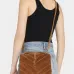 YSL Saint Laurent College Medium Studded Suede Crossbody size:24×17×6cm #B53688