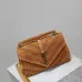 YSL Saint Laurent College Medium Studded Suede Crossbody size:24×17×6cm #B53688