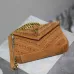YSL Saint Laurent College Medium Studded Suede Crossbody size:24×17×6cm #B53688