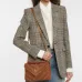 YSL Saint Laurent College Medium Studded Suede Crossbody size:24×17×6cm #B53688