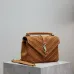 YSL Saint Laurent College Medium Studded Suede Crossbody size:24×17×6cm #B53688