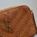 YSL Saint Laurent Lou suede camera bag brown size:23×16×6cm #B53689