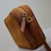 YSL Saint Laurent Lou suede camera bag brown size:23×16×6cm #B53689
