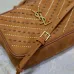 YSL Saint Laurent Lou suede camera bag brown size:23×16×6cm #B53689