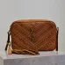 YSL Saint Laurent Lou suede camera bag brown size:23×16×6cm #B53689