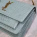 YSL Sunset Crossbody Bag Crocodile Embossed Leather size:22×8×6cm #B53642