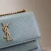 YSL Sunset Crossbody Bag Crocodile Embossed Leather size:22×8×6cm #B53642