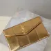 YSL Uptown Gold Snakeskin Clutch, 27 x 16 x 2 cm #B63194
