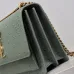 YSL Uptown Gold Snakeskin Clutch, 27 x 16 x 2 cm #B63195