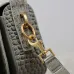 YSL VOLTAIRE Crocodile-Embossed Handbag, 24 x 15 x 5 cm #B63193