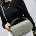 YSL VOLTAIRE Crocodile-Embossed Handbag, 24 x 15 x 5 cm #B63193