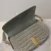 YSL VOLTAIRE Crocodile-Embossed Handbag, 24 x 15 x 5 cm #B63193