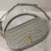 YSL VOLTAIRE Crocodile-Embossed Handbag, 24 x 15 x 5 cm #B63193