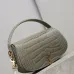 YSL VOLTAIRE Crocodile-Embossed Handbag, 24 x 15 x 5 cm #B63193