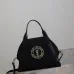 Yves Saint Laurent Rive Gauche Embroidered Top - Handle Bag With Leather Accents size:42×32×18cm #B54270