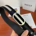 BALLY AAA+ belts Luxury Leather Belts Smooth Buckle Designer Belt width:3.4cm #B53960