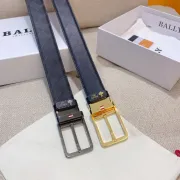 BALLY AAA+ belts Luxury Leather Belts Smooth Buckle Designer Belt width:3.4cm #B53961