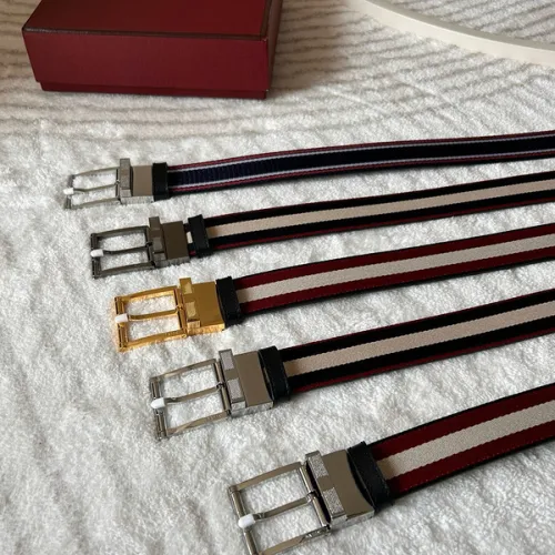BALLY AAA+ belts Luxury Leather Belts Smooth Buckle Designer Belt width:3.5cm #B53962