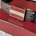 BALLY AAA+ belts Luxury Leather Belts Smooth Buckle Designer Belt width:3.5cm #B53963
