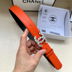 Chanel AAA+ Leather Belts 3cm #B33388