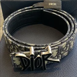 Dior x Stussy Onlique Belt and Shawn Buckle Reversible #B53766