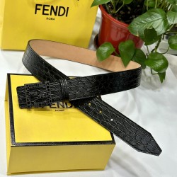 Fendi AAA+ Leather Belts Wide 4cm #B33382