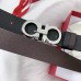 Ferragamo AAA+ Leather Belts Wide 3.5cm #B33372