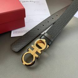 Ferragamo AAA+ Leather Belts Wide 3.5cm #B33375