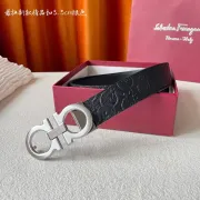 Ferragamo AAA+ Leather Belts Wide 3.5cm #B33377