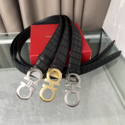 Ferragamo Leather Belts 1:1 Quality W3.5CM #999931006