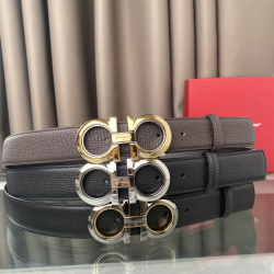 Ferragamo Leather Belts 1:1 Quality W3.5CM #999931007