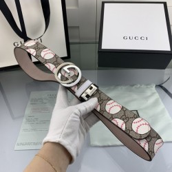 Gucci AAA+ Leather Belts  frosted cowhide W3.8cm #99898957